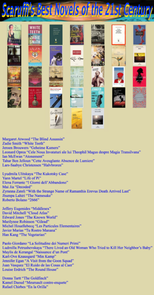 File:Scaruffi's Best Novels of the 21st Century.png